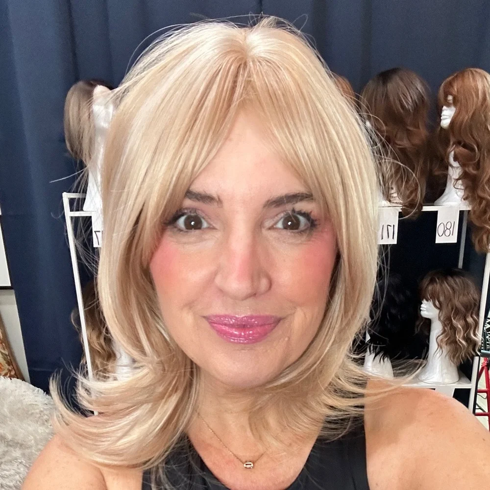 303 light Blonde Layered synthetic Wig 10-12” - Picture 2 of 4